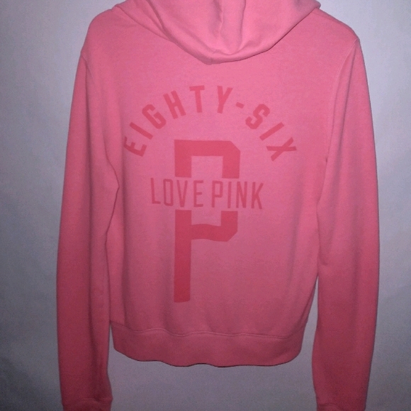 Pink Victoria secret hooded sweatshirt jacket - Picture 5 of 8